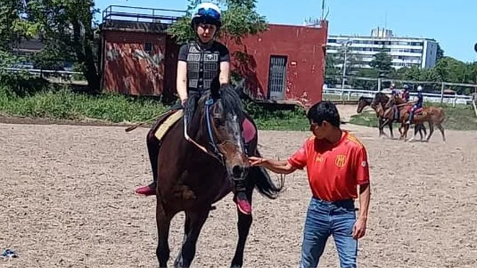 debora montada pista